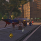 Luis with Ant-thony, both a playable character and a ridable character.